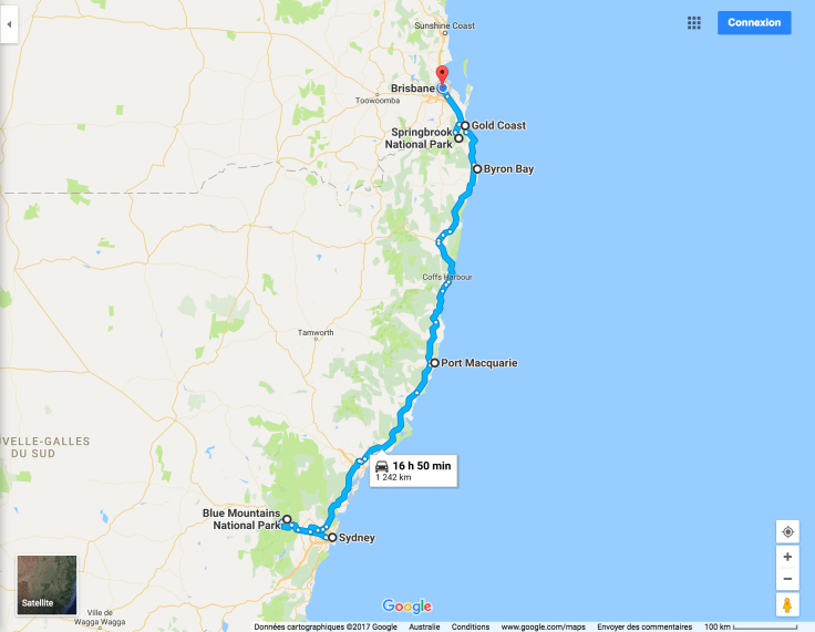 road trip sydney brisbane